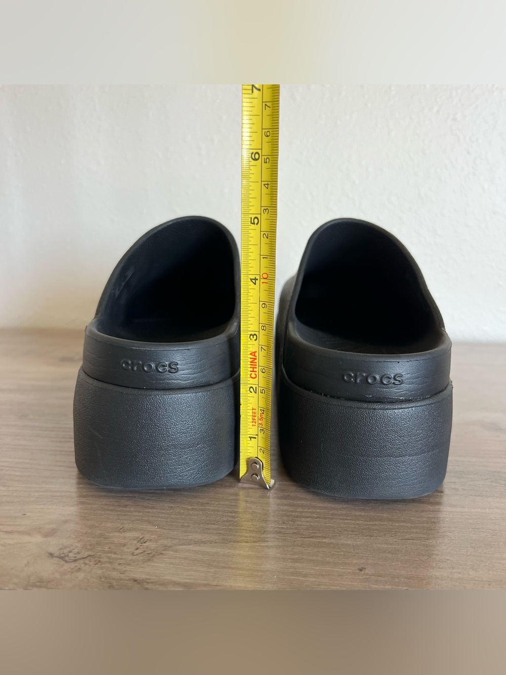 Crocs Dylan Platform Clogs Women's Size 8 Black Slip On Comfort Shoes - Picture 10 of 10
